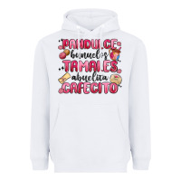 White pandulce bunuelos tamales abuelita cafecito Heavyweight Hoodie - MaliasSmallBusiness
