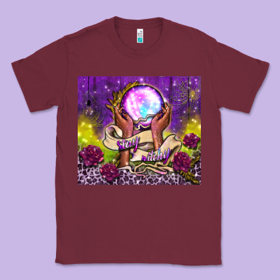 Stay Witchy Tumbler Classic Tee Designed By Bundleandbundleshop