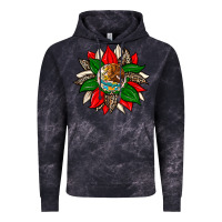 Cloud Black mexican flag sunflower Vintage Hoodie - Zillion Design Studio