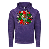 Cloud Purple mexican flag sunflower Vintage Hoodie - Zillion Design Studio