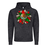Vintage Black mexican flag sunflower Vintage Hoodie - Zillion Design Studio