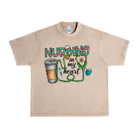 French Oak nursing İn my heart Urban Heavy Tee - CowhideDigitalArt