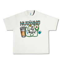 Pistachio nursing İn my heart Urban Heavy Tee - CowhideDigitalArt