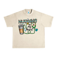 Sandshell nursing İn my heart Urban Heavy Tee - CowhideDigitalArt