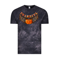 Cloud Black Thankful Vintage Tee - CowhideDigitalArt
