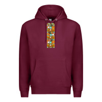 Burgundy fall gnomes pen wrap Premium Hoodie - Artiststas