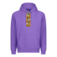 Purple fall gnomes pen wrap Premium Hoodie - Artiststas