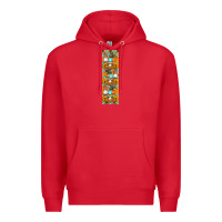 Red fall gnomes pen wrap Premium Hoodie - Artiststas