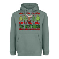 Sage where the tree tops glisten Heavyweight Hoodie - MaliasSmallBusiness