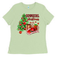 Matcha Cowgirl Christmas Ladies Tee - AdoDesignShop