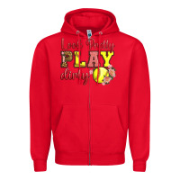 Red Look Pretty Play Dirty Zipper Hoodie - LillyAllenDesigns