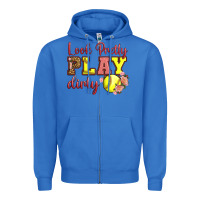 True Royal Look Pretty Play Dirty Zipper Hoodie - LillyAllenDesigns