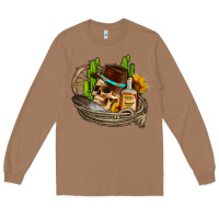 Toasted Coconut cowboy cactus  sunflowers whiskey Long Sleeve Tee - AdoDesignShop