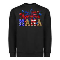 Black American mama Heavyweight Sweatshirt - Neo Western