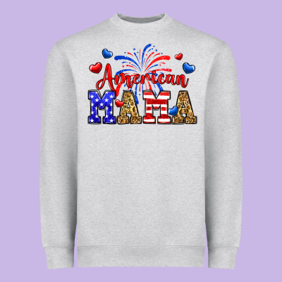 American Mama Heavyweight Sweatshirt Designed By Neo Western