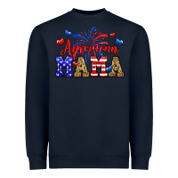 Navy American mama Heavyweight Sweatshirt - Neo Western