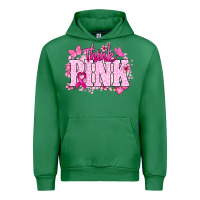 Emerald Think pink Urban Hoodie - NancyCooperArtShop