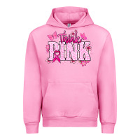 Fuchsia Pink Think pink Urban Hoodie - NancyCooperArtShop