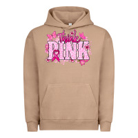 Pigment Burro Think pink Urban Hoodie - NancyCooperArtShop