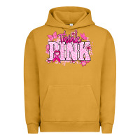 Pigment Peanut Butter Think pink Urban Hoodie - NancyCooperArtShop