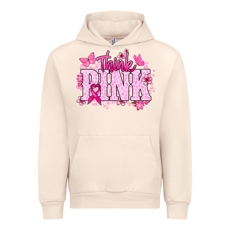 Think Pink Urban Hoodie by NancyCooperArtShop | Teevron