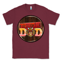 Burgundy firefighter coasters Classic Tee - AdoDesignShop