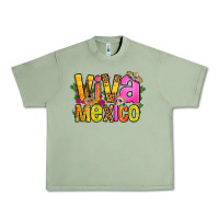 Oil Green viva mexico long live mexico Urban Heavy Tee - FaDigitalArtStudio