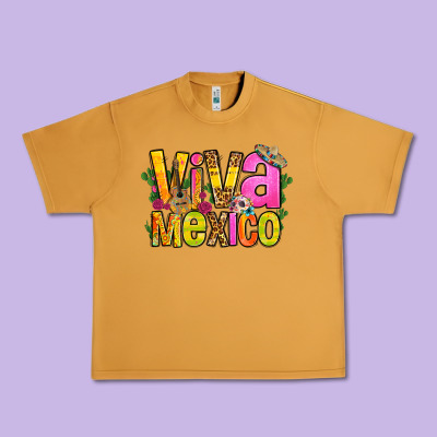 Viva Mexico Long Live Mexico Urban Heavy Tee Designed By Fadigitalartstudio