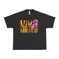 Pigment Black viva mexico long live mexico Urban Heavy Tee - FaDigitalArtStudio