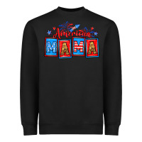 Black American mama Heavyweight Sweatshirt - Neo Western