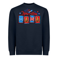 Navy American mama Heavyweight Sweatshirt - Neo Western