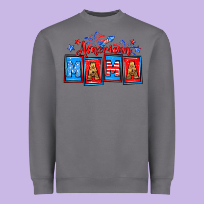 American Mama Heavyweight Sweatshirt Designed By Neo Western