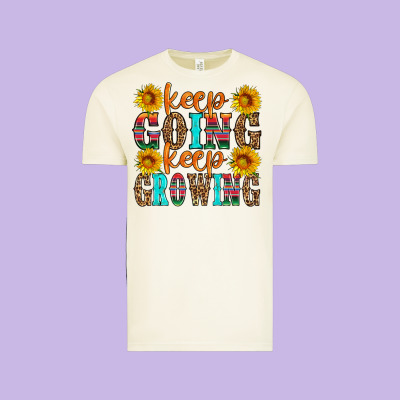 Keep Going Keep Growing Vintage Tee Designed By Hra Design Shop