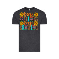 Vintage Black keep going keep growing Vintage Tee - HRA Design Shop