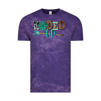 Cloud Purple rodeo life with gemstone Vintage Tee - AdoDesignShop