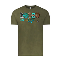 Vintage Olive rodeo life with gemstone Vintage Tee - AdoDesignShop