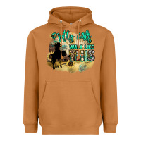 Meerkat pretty girls walk like this Heavyweight Hoodie - NancyCooperArtShop