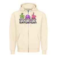 Sandshell easter gnomes spring Zipper Hoodie - Jasminsmagicworld