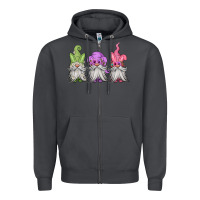 Smoke easter gnomes spring Zipper Hoodie - Jasminsmagicworld