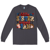 Smoke little sister biggest fan baseball Long Sleeve Tee - Jasminsmagicworld