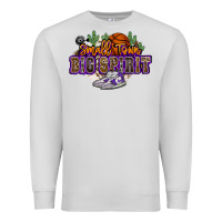 Dove Grey small town big spirit basketball Premium Sweatshirt - NancyCooperArtShop