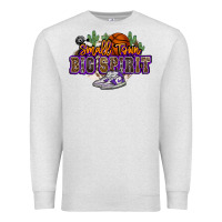 Oatmeal Heather small town big spirit basketball Premium Sweatshirt - NancyCooperArtShop