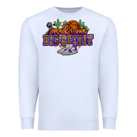 White small town big spirit basketball Premium Sweatshirt - NancyCooperArtShop