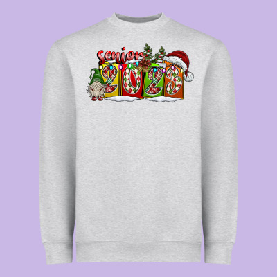 Senior 2023 Heavyweight Sweatshirt Designed By Cowhidedigitalart
