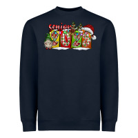 Navy senior 2023 Heavyweight Sweatshirt - CowhideDigitalArt