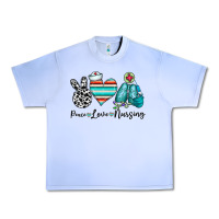 Grape Ice peace love nursing Urban Heavy Tee - CowhideDigitalArt