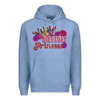 Colony Blue birthday princess Premium Hoodie - Artiststas