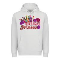 Dove Grey birthday princess Premium Hoodie - Artiststas