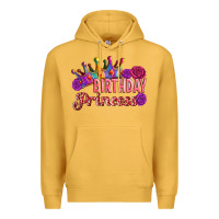 Mustard birthday princess Premium Hoodie - Artiststas
