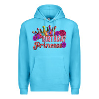 Ocean Blue birthday princess Premium Hoodie - Artiststas